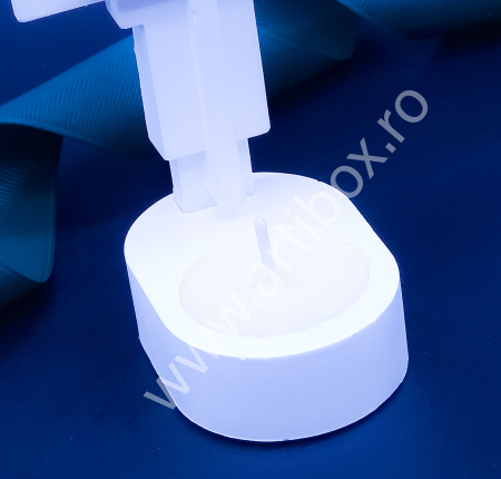 Suport din marmura cu lumanare decorativa - tip candela [3]