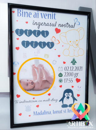 Tablouri personalizate - Tablou personalizat - Bun venit!