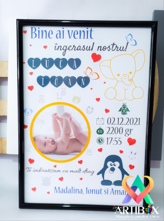 Tablou personalizat - Bun venit! [1]