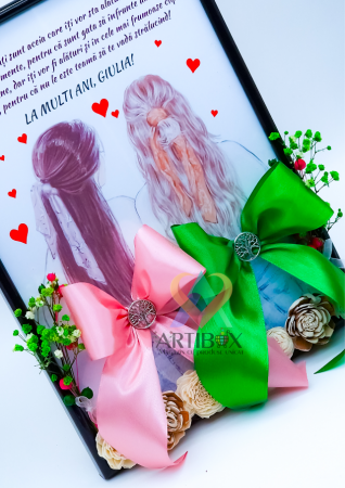 Tablou personalizat - Prietenie - La multi ani! [4]