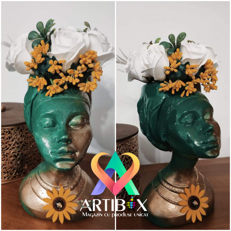 Vaza cu ornament floral - Original Africana Mystic Flora [22]