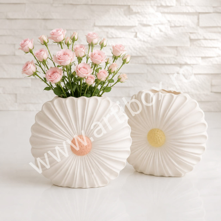 Vaza decorativa din ceramica model floare [2]