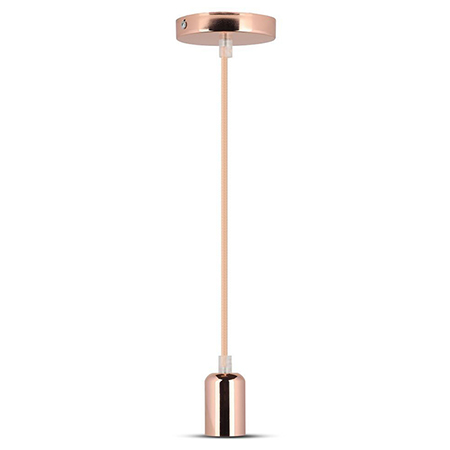 Pendul Tavan soclu E27 metal gold rose - V-TAC [1]