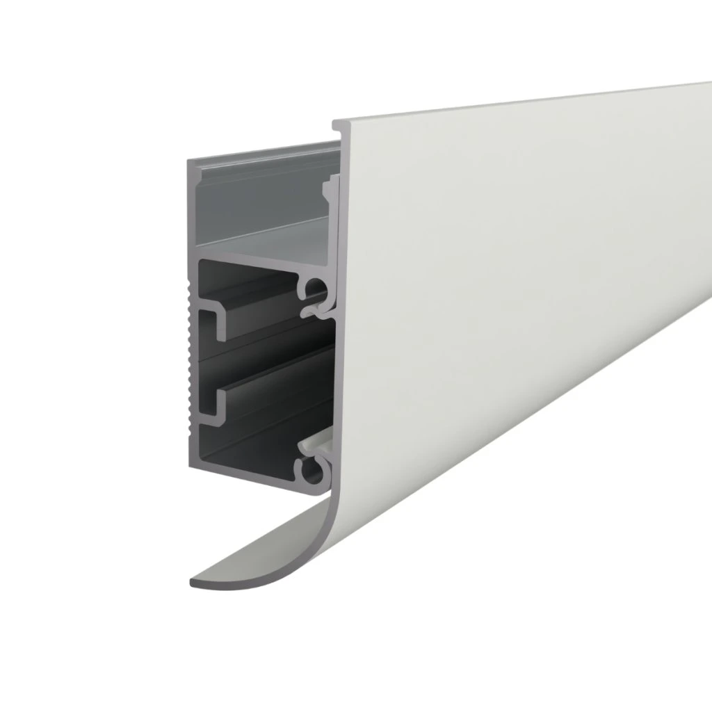 Profil aluminiu pentru Banda LED, montaj aparent, pentru iluminare indirectă perete/tavan, 2 m. [7]