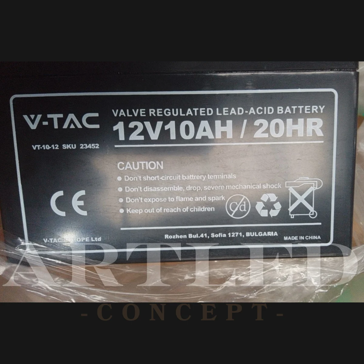 Acumulator Gel 12V 10Ah 20HR Dimensiuni 151x98x101 mm [6]