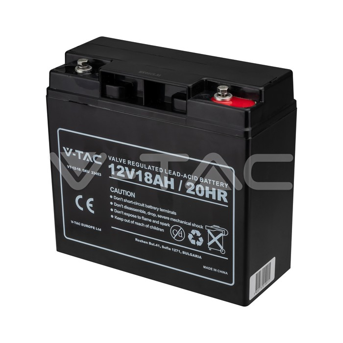 Acumulator Gel Plumb 12V 18AH 20HR | Dimensiuni 180x77x167mm [1]