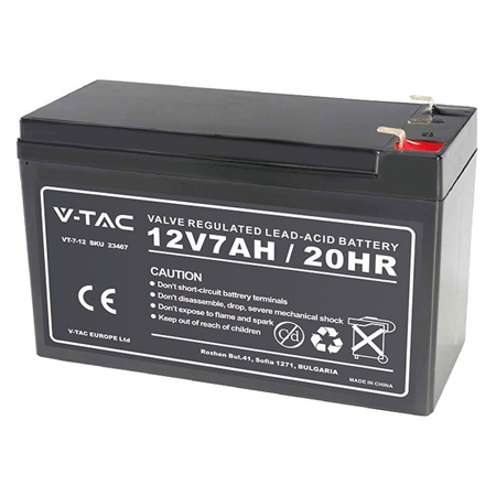Acumulator Gel Plumb 12V 7AH  20HR | Dimensiuni 151X65X94mm [2]
