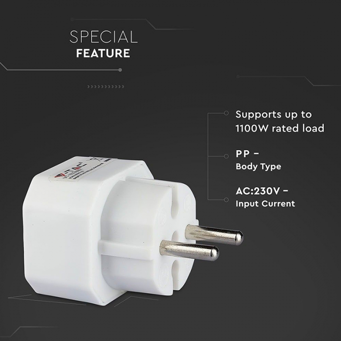 ADAPTOR 2 PRIZE 2X16A MAX 1100W [6]