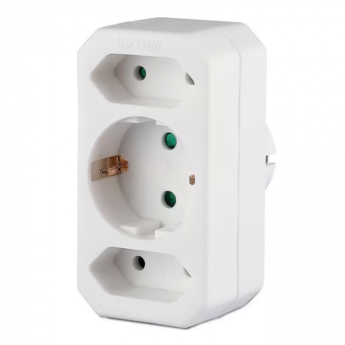 ADAPTOR 3 PRIZE 1X16A 2x2.5A MAX 3500W [4]
