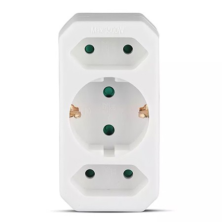 ADAPTOR 3 PRIZE 1X16A 2x2.5A MAX 3500W [1]