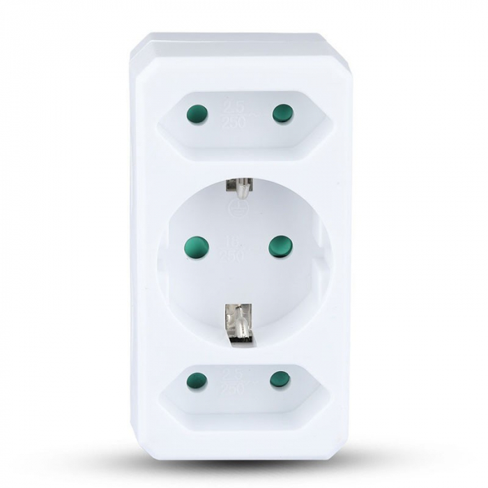 ADAPTOR 3 PRIZE 2X2.5A SI 1X16A MAX 3680W [2]