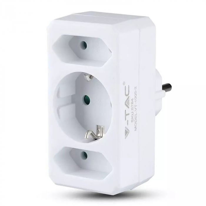 ADAPTOR 3 PRIZE 2X2.5A SI 1X16A MAX 3680W [4]