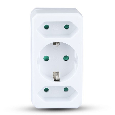ADAPTOR 3 PRIZE 2X2.5A SI 1X16A MAX 3680W [1]