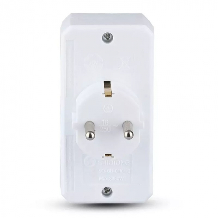 ADAPTOR 3 PRIZE 2X2.5A SI 1X16A MAX 3680W [6]