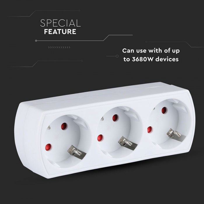 ADAPTOR 3 PRIZE 3X16A MAX 3680W [6]