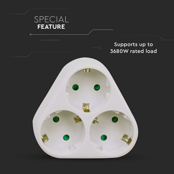 ADAPTOR 3 PRIZE 3X16A MAX 3680W [4]