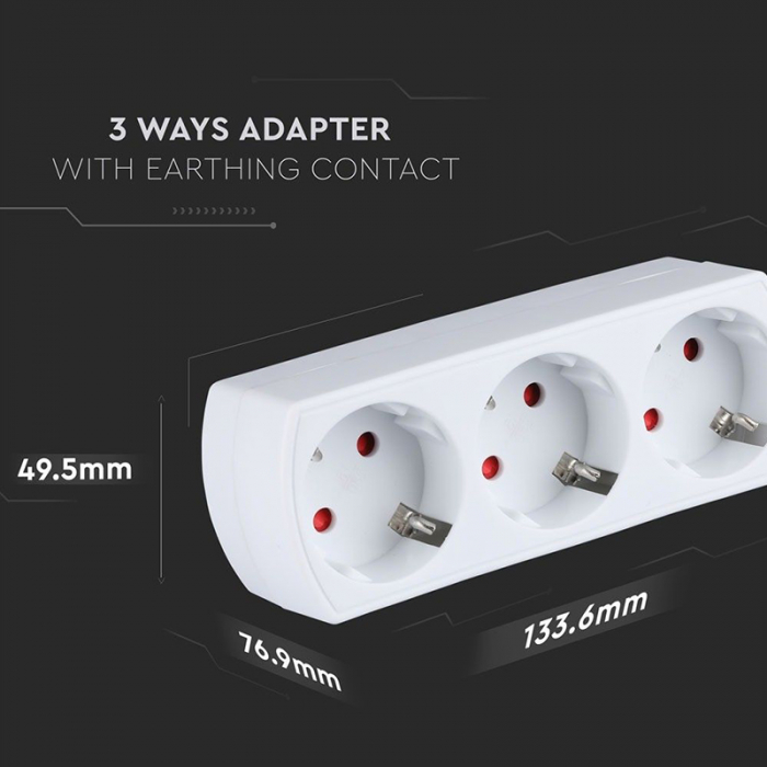 ADAPTOR 3 PRIZE 3X16A MAX 3680W [5]