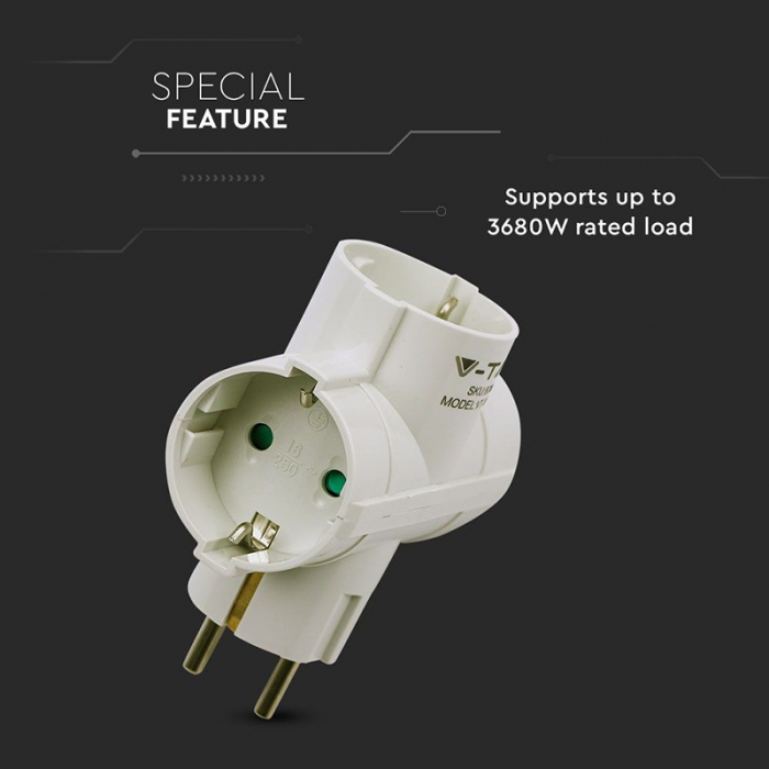 ADAPTOR 3 PRIZE 3X16A MAX 3680W [3]