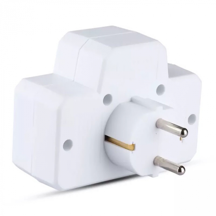 ADAPTOR 3 PRIZE CU INTRERUPATOR 2X2.5A SI 1X16A MAX 3680W [4]