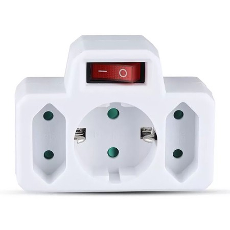 ADAPTOR 3 PRIZE CU INTRERUPATOR 2X2.5A SI 1X16A MAX 3680W [1]