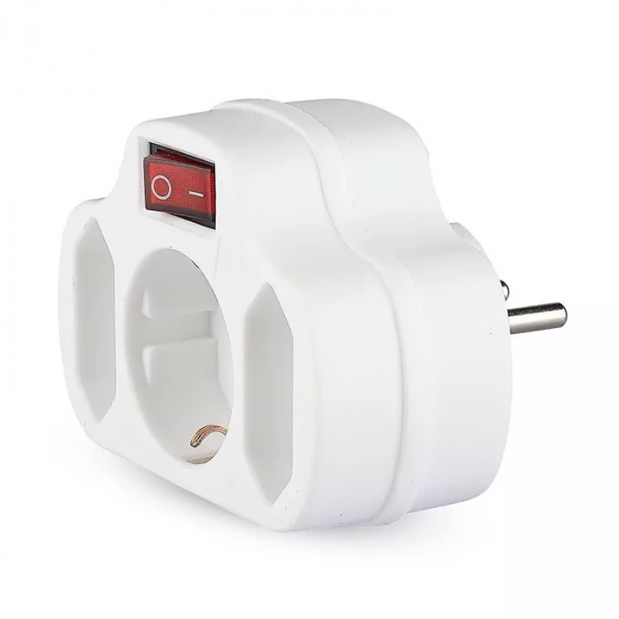 ADAPTOR 3 PRIZE CU INTRERUPATOR 3X16A MAX 3500W [3]