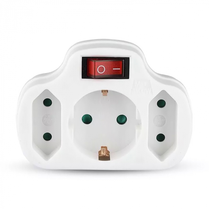 ADAPTOR 3 PRIZE CU INTRERUPATOR 3X16A MAX 3500W [2]