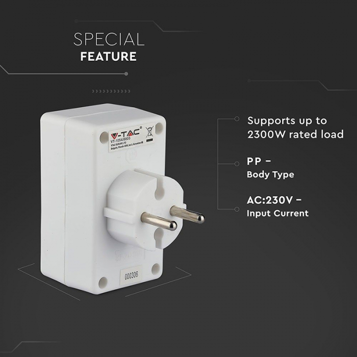 ADAPTOR 4 PRIZE 4X2.5A MAX 2300W [7]