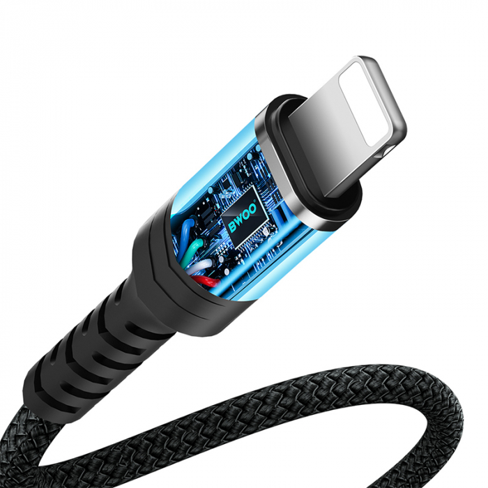 ADAPTOR AUDIO LIGHTNING - JACK 3.5MM - NEGRU [6]