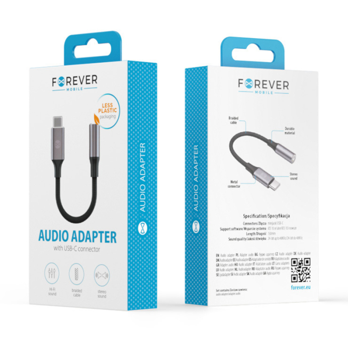 ADAPTOR AUDIO TIP C LA JACK 3.5MM [4]