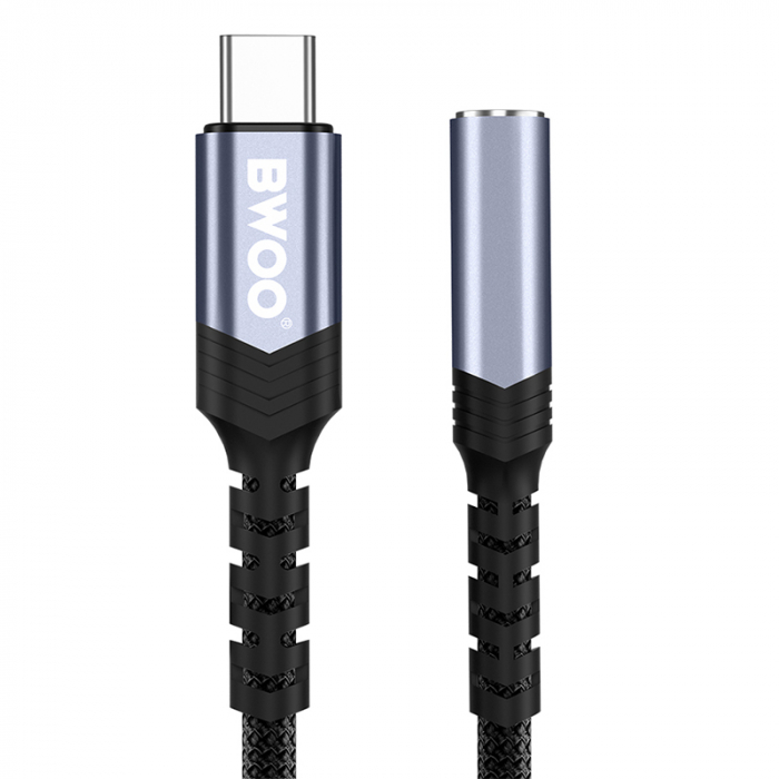 ADAPTOR AUDIO USB-C - JACK 3.5MM - NEGRU [5]