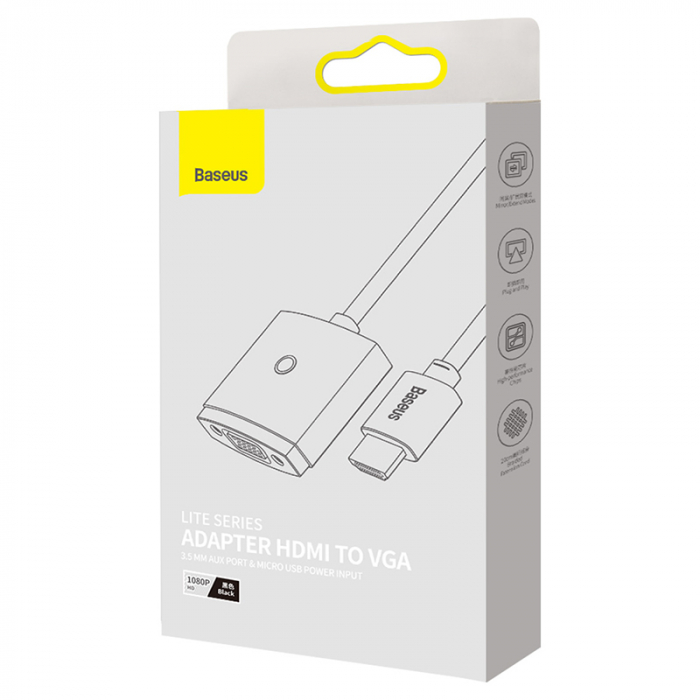 ADAPTOR HDMI-VGA CU MiCRO USB SI AUX [8]