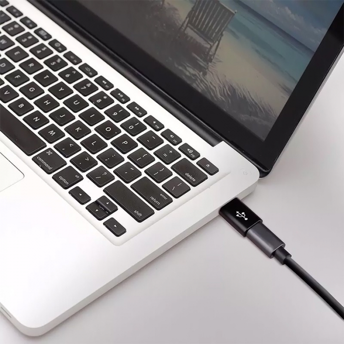ADAPTOR MICRO USB LA USB TIP C - NEGRU [4]