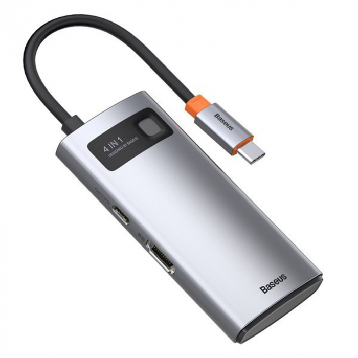 ADAPTOR MULTIFUNCTIONAL 4IN1 USB TIP C/HDMI/USB 3.0/USB2.0 + PD BASEUS [2]