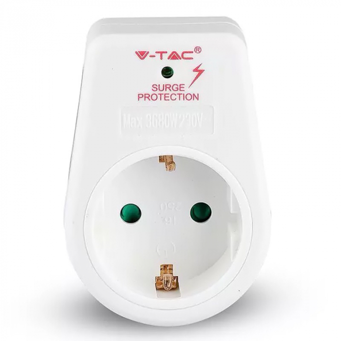 ADAPTOR PRIZA CU PROTECTIE LA SUPRATENSIUNE 16A 3680W MAX [2]