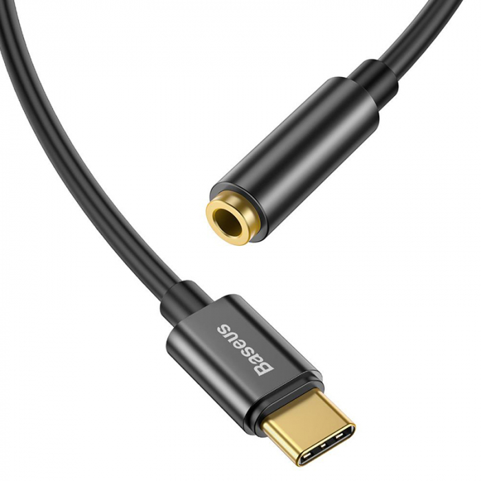 ADAPTOR USB-C - JACK 3.5MM BASEUS - NEGRU [5]