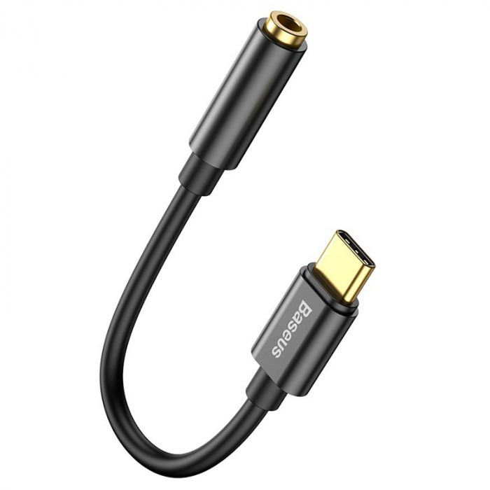 ADAPTOR USB-C - JACK 3.5MM BASEUS - NEGRU [3]