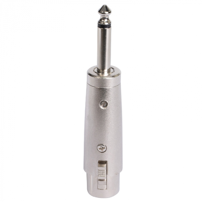 ADAPTOR XLR MAMA - JACK 6.35 TATA MONO METAL [4]