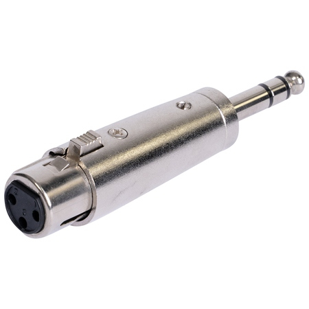 ADAPTOR XLR MAMA - JACK 6.35 TATA STEREO METAL [1]