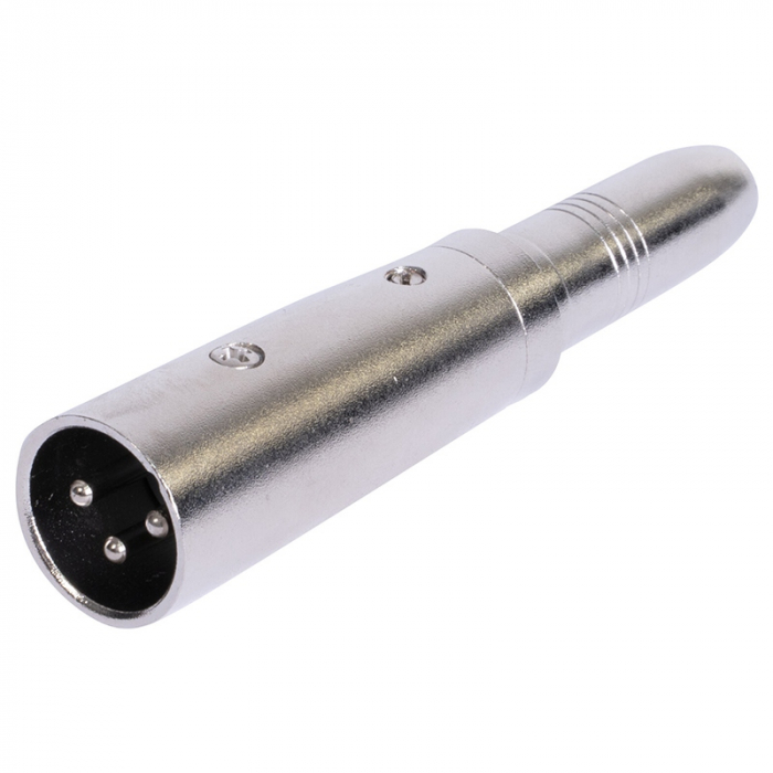 ADAPTOR XLR TATA - JACK 6.35 MAMA MONO METAL [2]