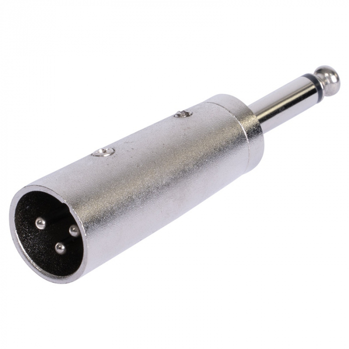 ADAPTOR XLR TATA - JACK 6.35 TATA MONO METAL [2]