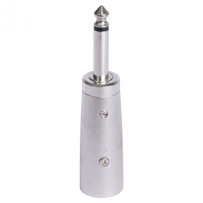 ADAPTOR XLR TATA - JACK 6.35 TATA MONO METAL [4]
