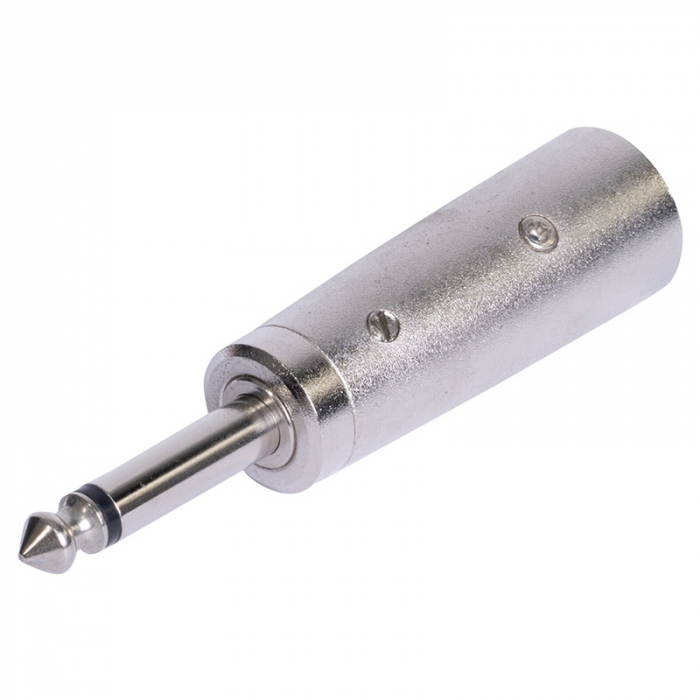 ADAPTOR XLR TATA - JACK 6.35 TATA MONO METAL [3]