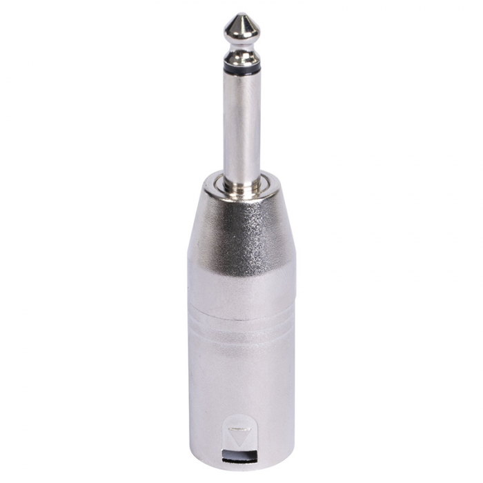 ADAPTOR XLR TATA - JACK 6.35 TATA MONO METAL [4]