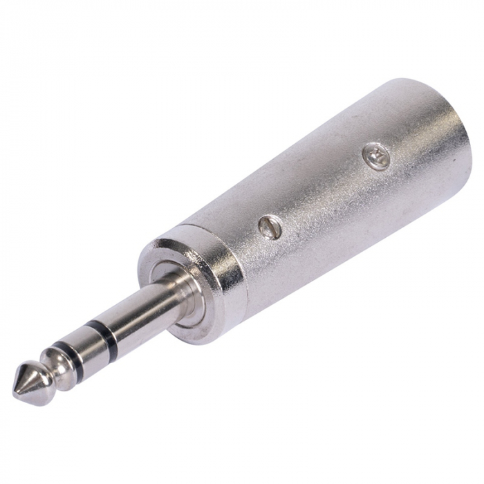 ADAPTOR XLR TATA - JACK 6.35 TATA STEREO METAL [3]