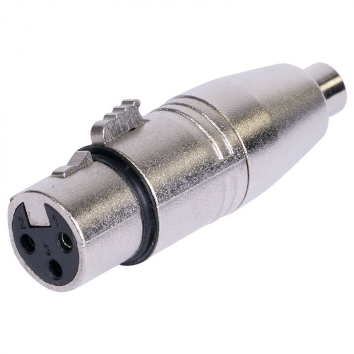 ADAPTOR XLR TATA - RCA MAMA METAL [2]