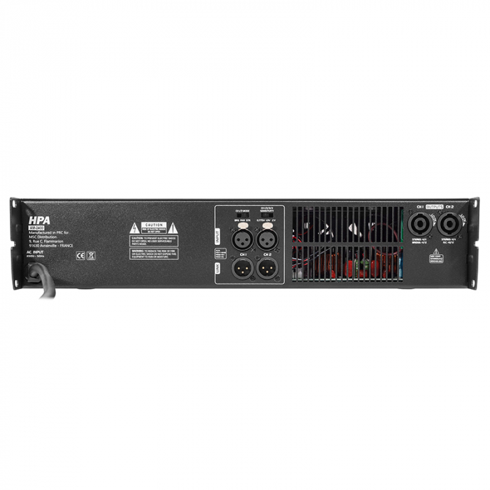 AMPLIFICATOR 2X800W RMS 8OHM 2X1200W RMS 4OHM [4]