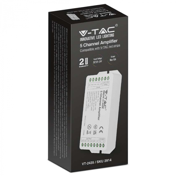 AMPLIFICATOR BANDA LED 5 CANALE 15A [3]