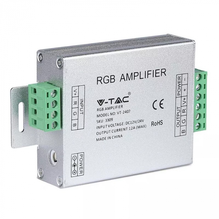 AMPLIFICATOR BANDA LED RGB 12V - 144W / 24V - 288W 12A [3]
