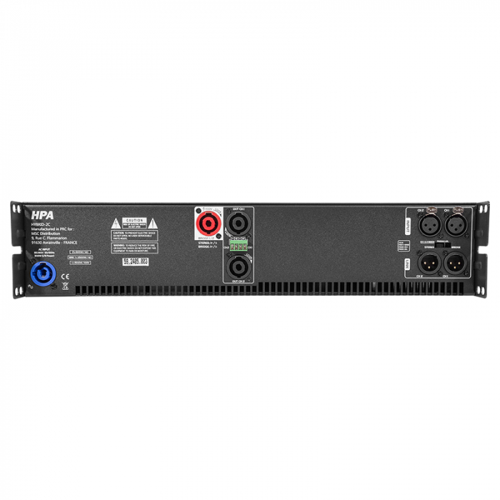 AMPLIFICATOR HYBRID 100V/240V 2X400W RMS 8OHM 2X800W RMS 4OHM [6]