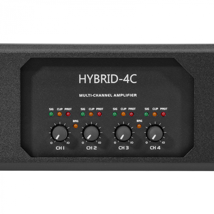 AMPLIFICATOR HYBRID 100V/240V 4X400W RMS 8OHM 4X800W RMS 4OHM [8]